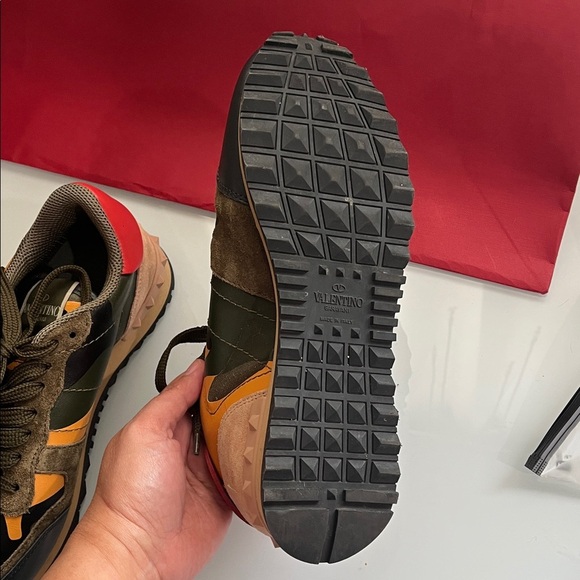 VALENTINO GARAVANI ROCKRUNNER CAMOUFLAGE SNEAKERS - Picture 6 of 12
